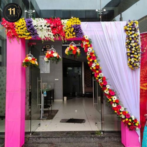Wedding  Reception Party Entrance Gate Design Decoration in Nepal